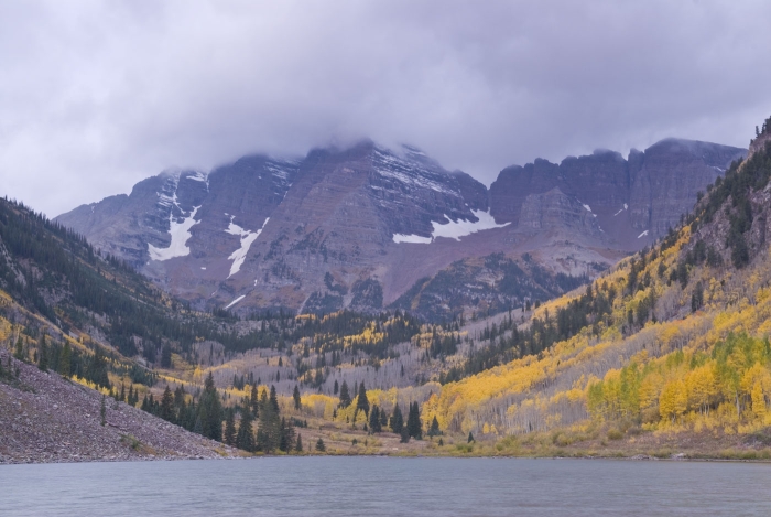 Stormy Maroon Bells +