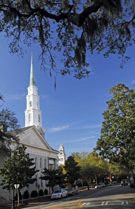 Independent Presbyterian Church in Downtown Savannah