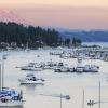 Sunset on Mt. Rainier from Gig Harbor +