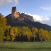 Chimney Rock and Courthouse Mountain +