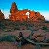 Sunrise on Turret Arch