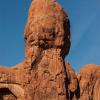 Moon over Turret Arch