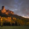 Chimney Rock and Courthouse Mountain +