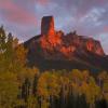 Sunset on Chimney Rock +