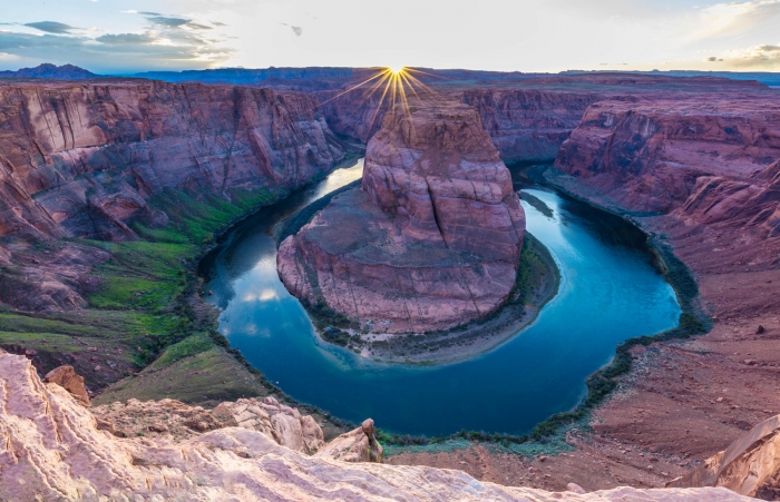 Sunset at Horseshoe Bend