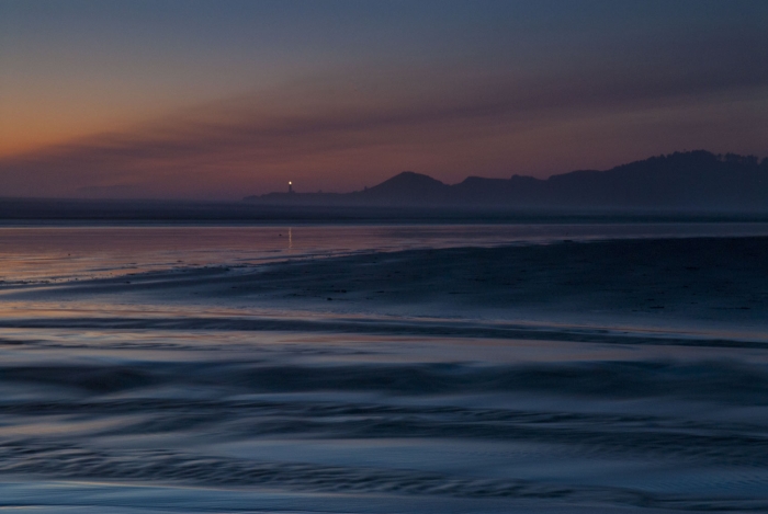 Yaquina Lighthouse from Nye Beach