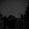 Half Dome Beneath a Starry Sky