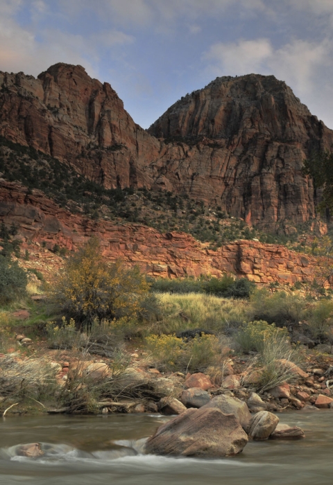 Late Afternoon on The Virgin River           